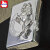 zippo(ジッポーライター)スターリングシルバー ウィニングウィニー シルバーメタル貼り画像5