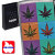 ZIPPO/マリファナ　Colorful Leaves カラフルリ-ブス　2024年　USモデル ストリートクローム Z207-112483　画像4