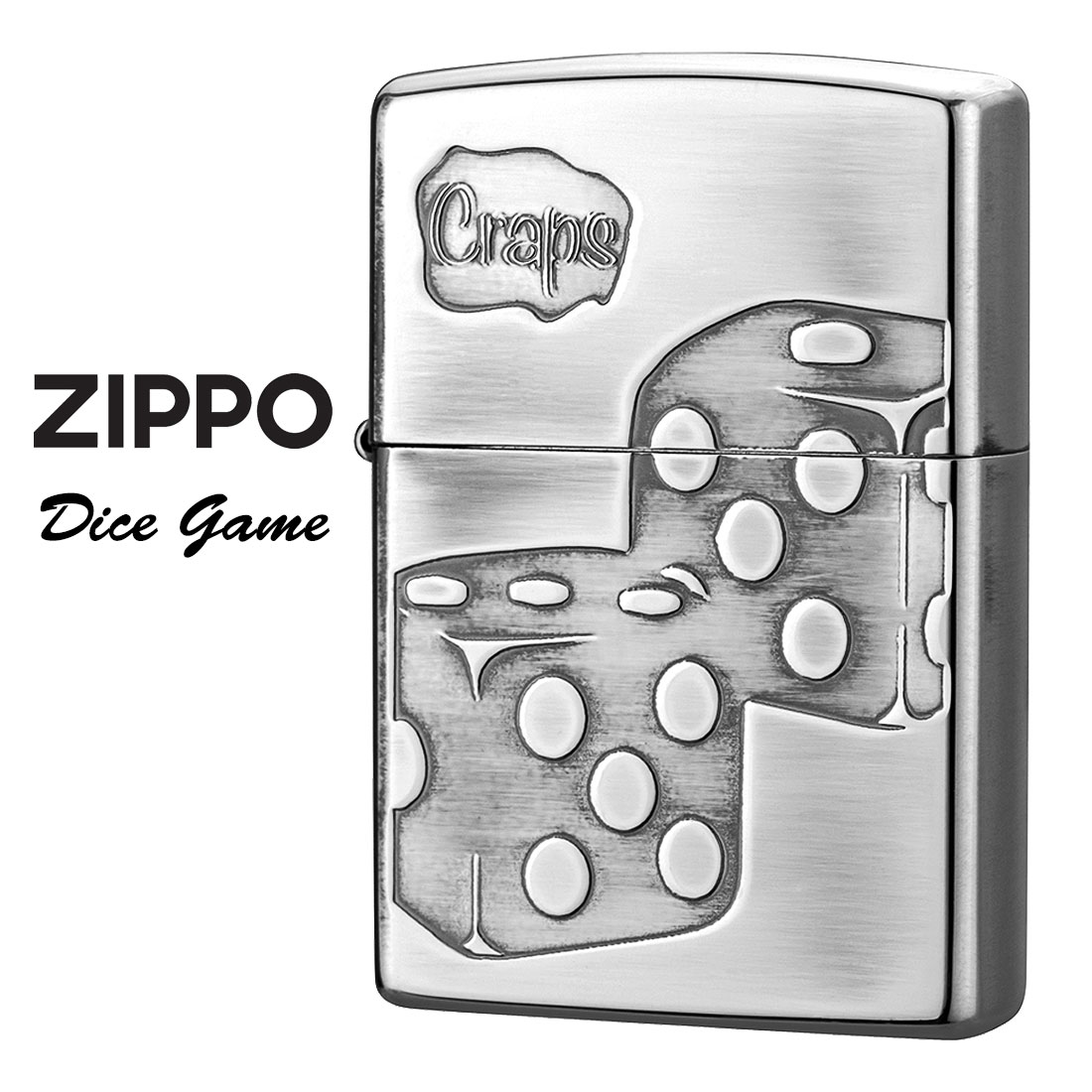 ZIPPO/ダイスゲーム　SVイブシ　Craps　クラップス　サイコロ画像