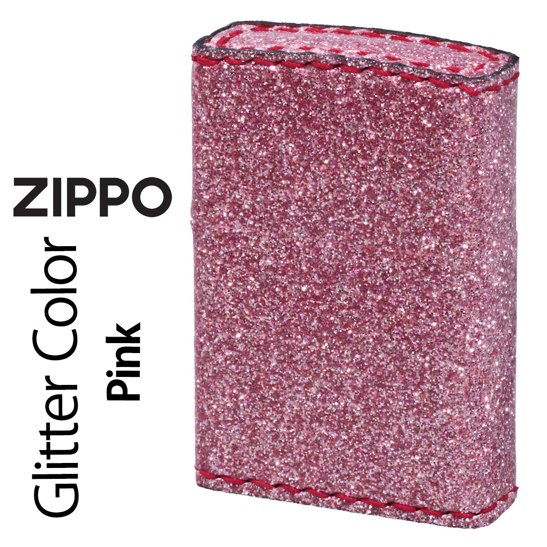 zippo(ジッポーライター)グリッター カラー Glitter color ピンク ZSGL-PK 画像
