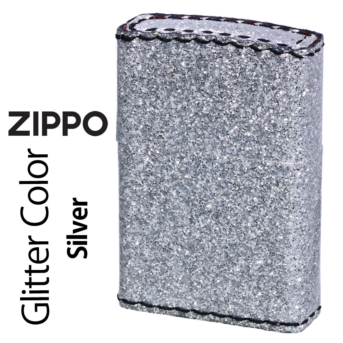 zippo(ジッポーライター)グリッター カラー Glitter color シルバー ZSGL-SV 画像