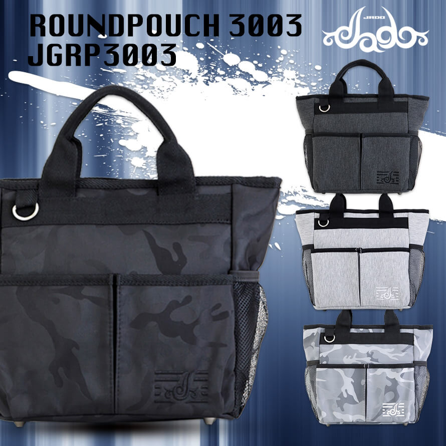 JADO 【JGRP3003】ゴルフ ラウンドポーチ ミニトートバッグ 4カラー