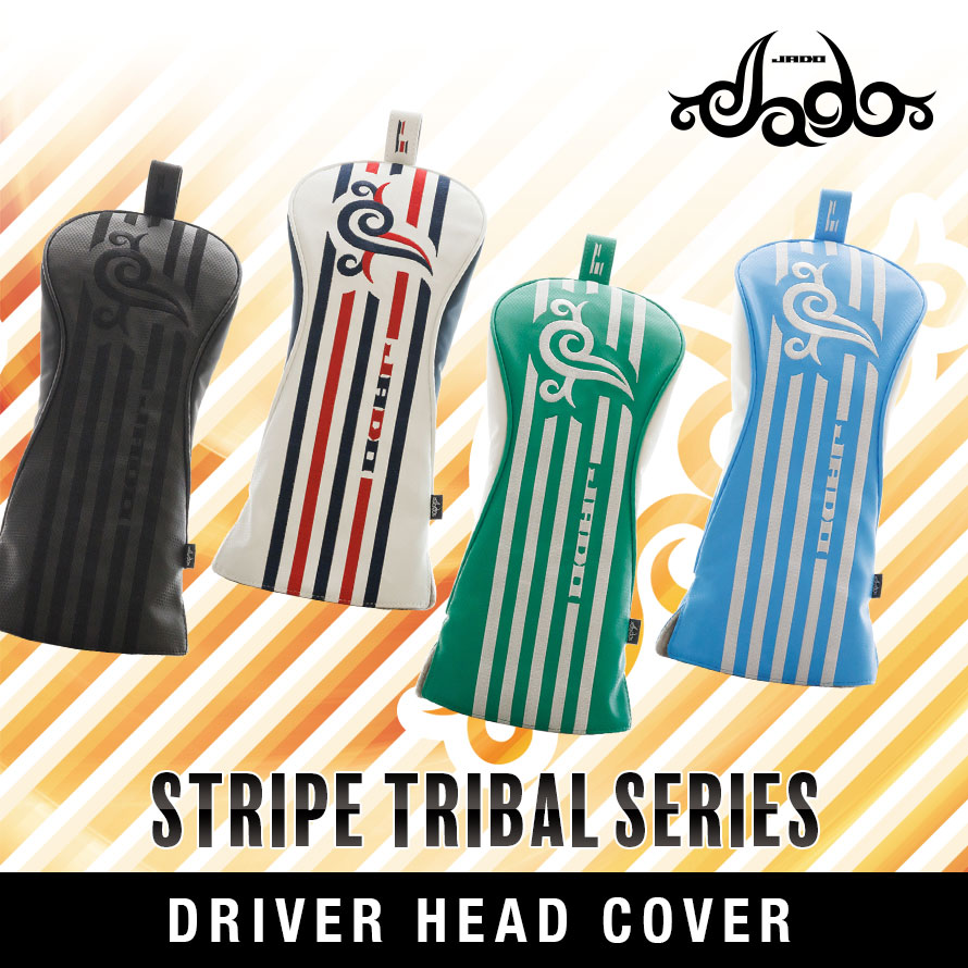 JADO ゴルフ ヘッドカバー ドライバー用 選べる４カラー Stripe Tribal seriesシリーズ JGHC8888D