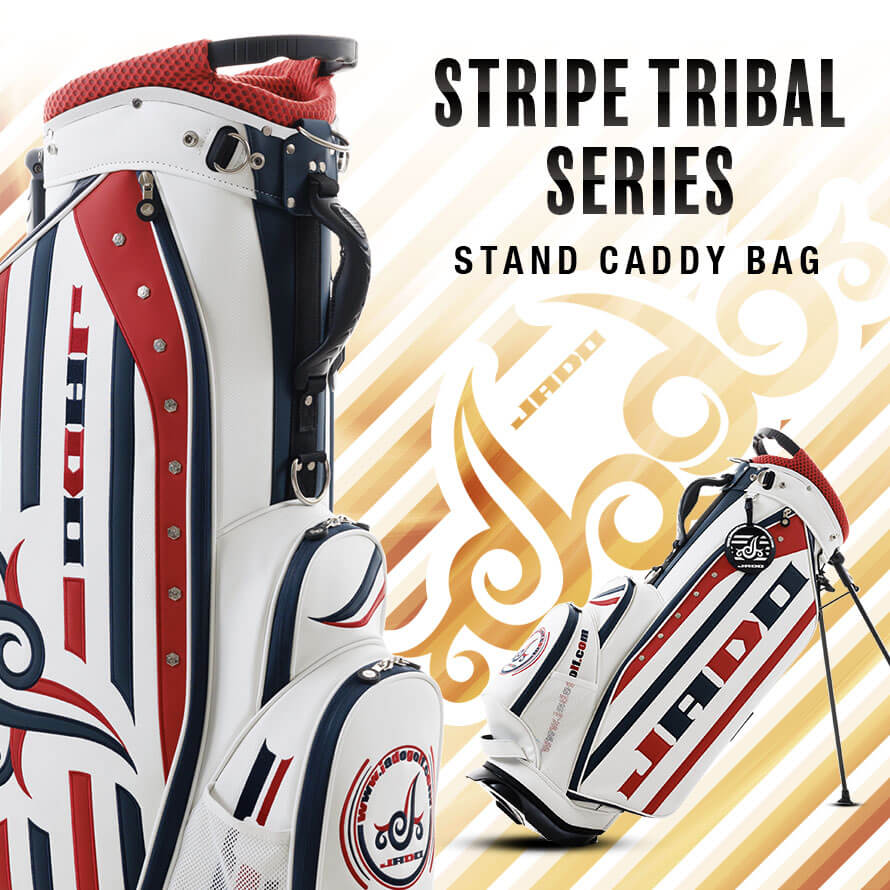 JADO ゴルフ スタンドキャディーバッグ Stripe Tribal seriesシリーズ トリコマット JGSTCB8888