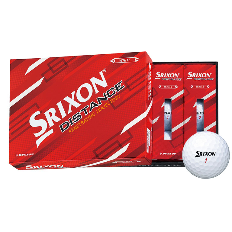 【送料無料(一部地域除く)】[SRIXON/スリクソン]  DISTANCE 1ダース(12個入り) ゴルフボール