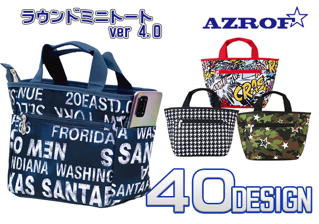 [AZROF/アズロフ] ラウンドミニトート ver.4.0 トートバッグ ゴルフ