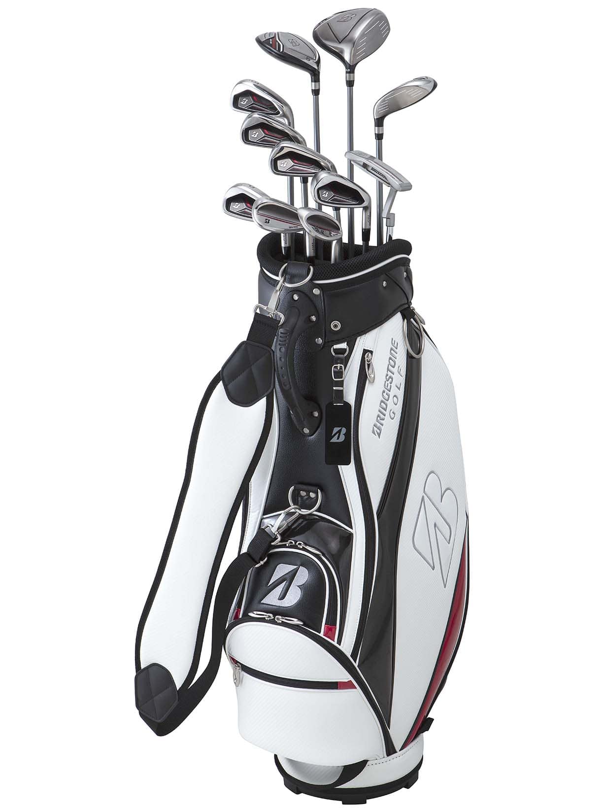 【送料無料】[BRIDGESTONE GOLF/ブリヂストンゴルフ] BG-100 キャディバッグ付 11本セット Rセット Sセット メンズ ゴルフクラブセット