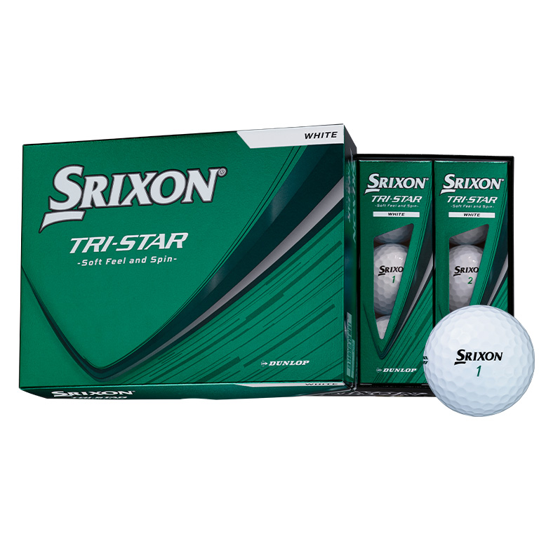【送料無料(一部地域除く)】[SRIXON/スリクソン]  TRI-STAR 1ダース(12個入り) ゴルフボール