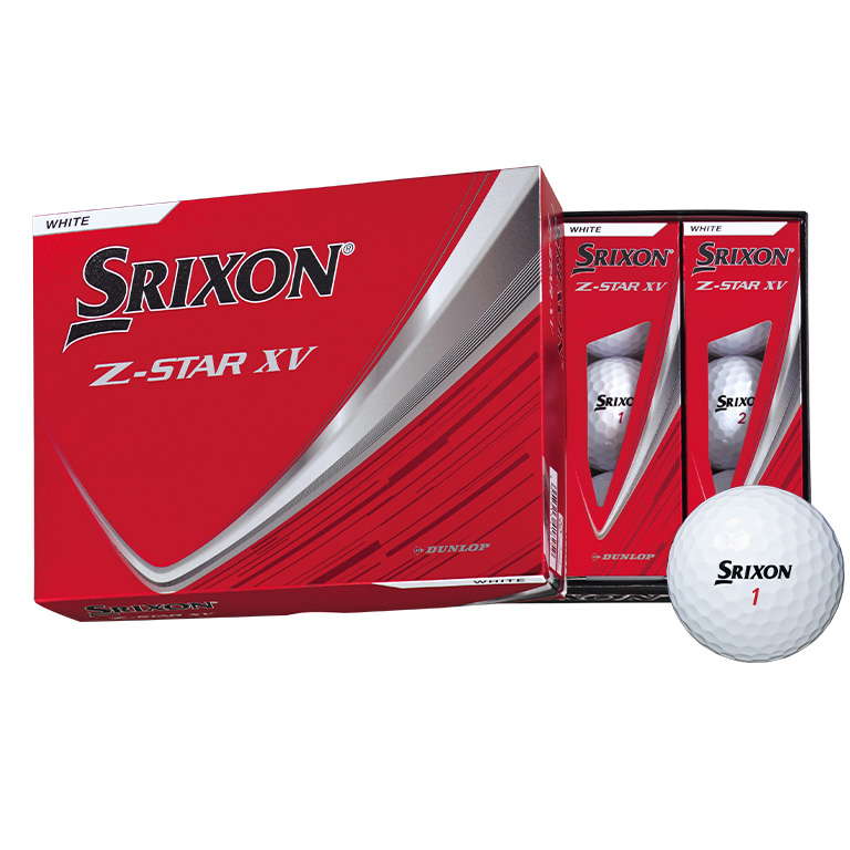 【送料無料(一部地域除く)】[SRIXON/スリクソン]  Z-STAR XV ホワイト 1ダース(12個入り) 【攻め】ゴルフボール