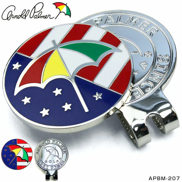 [Arnold Palmer/アーノルドパーマー] クリップマーカー APBM-207 ゴルフ用品 ラウンド用品 小物 アクセサリー キャップクリップマーカー CLIP MARKER グリーンマーカー プレゼント ギフト 景品 賞品 コンペ