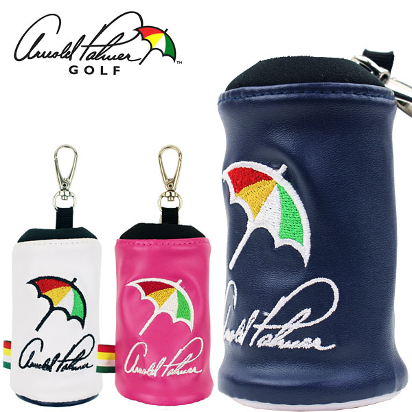 [Arnold Palmer/アーノルドパーマー] ボールポーチ APBP-03 ボールケース 小物 男性 女性 男女兼用 ユニセックス おすすめ オススメ ゴルフ ゴルフ用品 ラウンド用品 白 ホワイト ネイビー ピンク