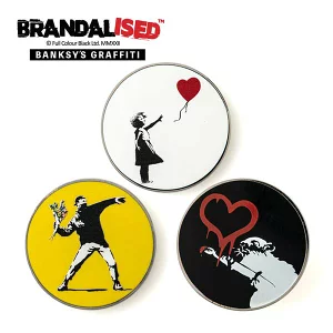 Banksy バンクシー マグネット式 クリップマーカー BABM-01 Banksy’s GRAFFITI おすすめ オススメ ゴルフ用品 ラウンド用品 小物 アクセサリー ゴルフグッズ マグネット クリップ スチール マグネット アート アーティスト Balloon Girl