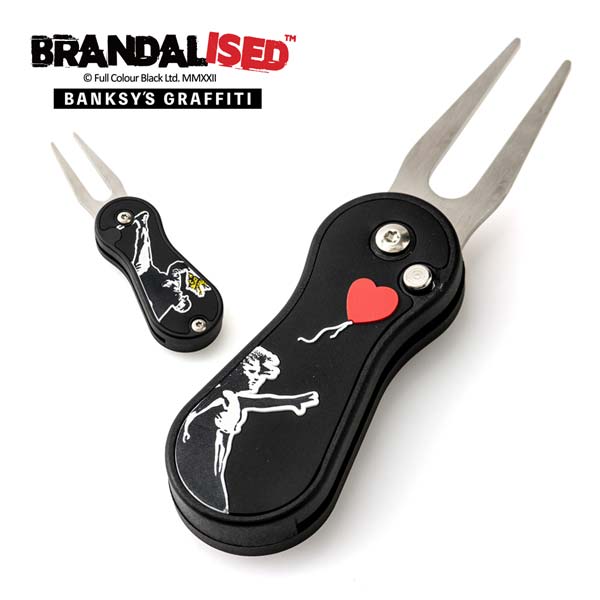 Banksy バンクシー グリーンフォーク BAGF-01 Banksy’s GRAFFITI おすすめ オススメ ゴルフ用品 ラウンド用品 小物 アクセサリー ゴルフグッズ マグネット クリップ スチール マグネット アート アーティスト Balloon Girl