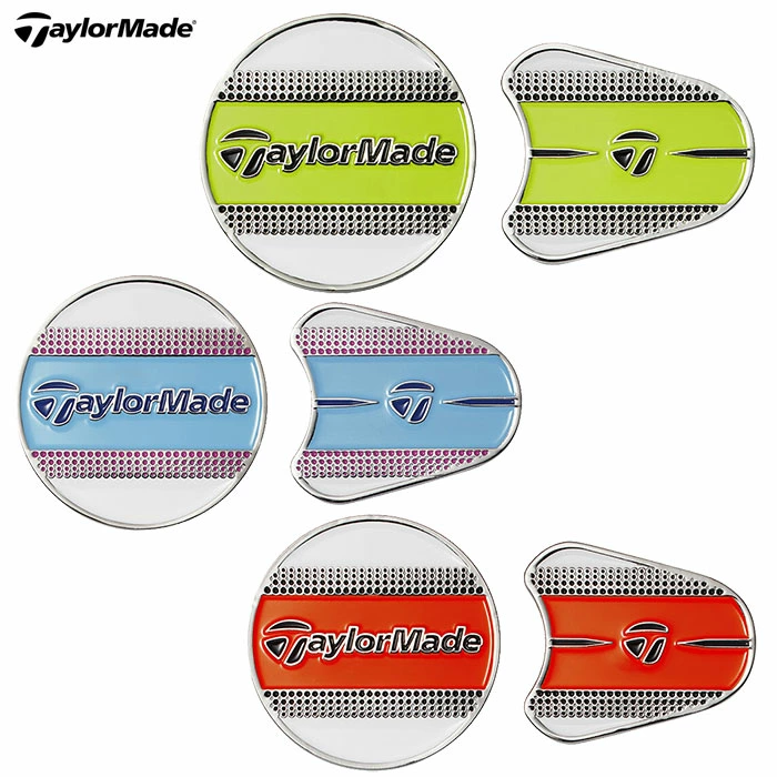 [TaylorMade/テーラーメイド] ツアーレスポンスストライプツインマーカー UN100 ゴルフマーカー ゴルフ用品 ゴルフアクセサリー