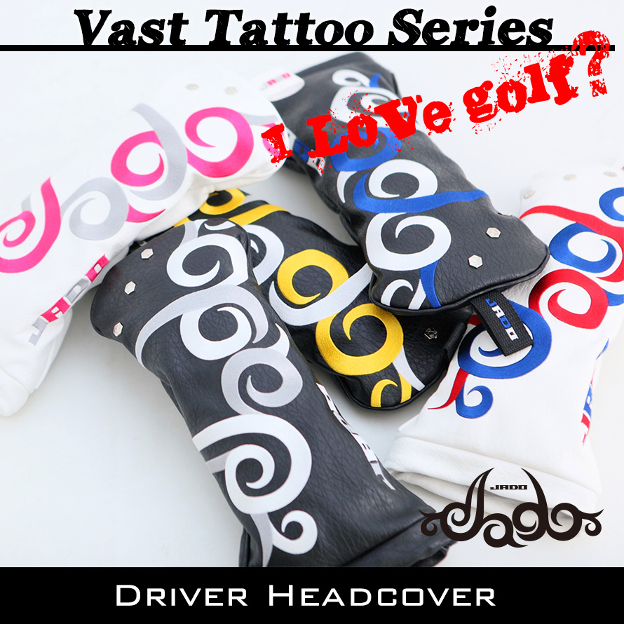 JADO Vast Tattooシリーズ【JGHC7871D】ヘッドカバー ドライバー用 選べる5カラー