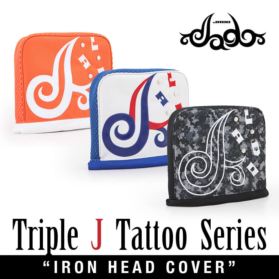 JADO Triple J Tattooシリーズ【JGIC-8222】ヘッドカバー アイアン用 選べる3カラー