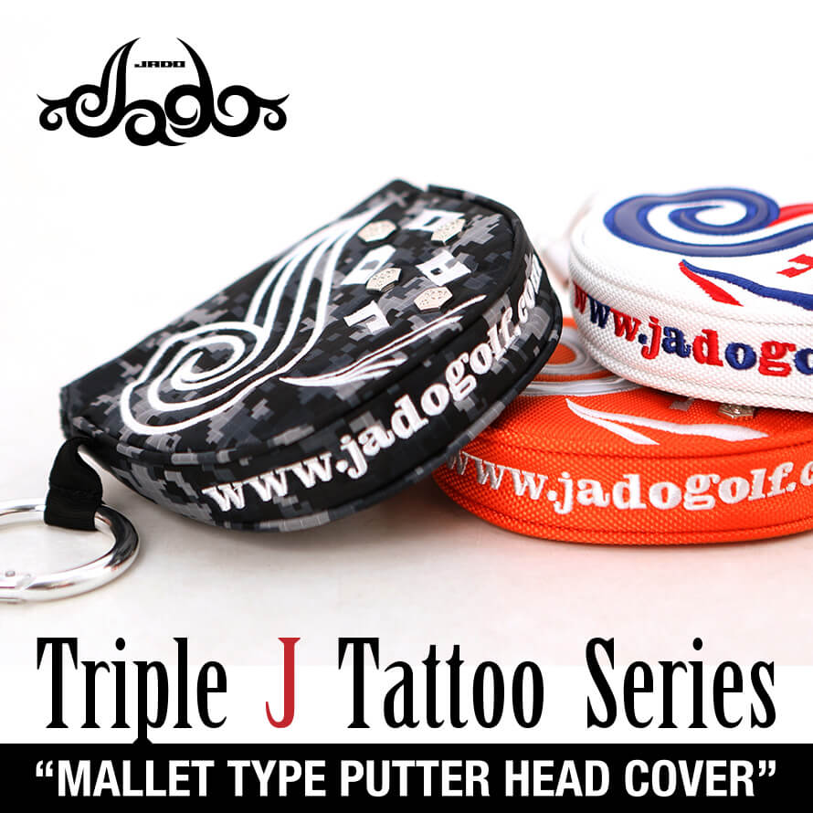 JADO Triple J Tattooシリーズ【JGPC-8222M】ヘッドカバー マレットパター用 選べる3カラー