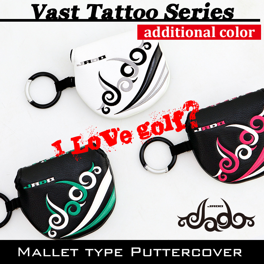 JADO Vast Tattooシリーズ【JGPC7871M-02】ヘッドカバーマレットパター用 追加カラー 選べる３カラー