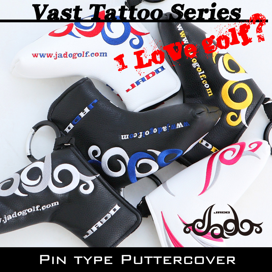 JADO Vast Tattooシリーズ【JGPC7871P】ヘッドカバー ピンタイプパター用 選べる5カラー