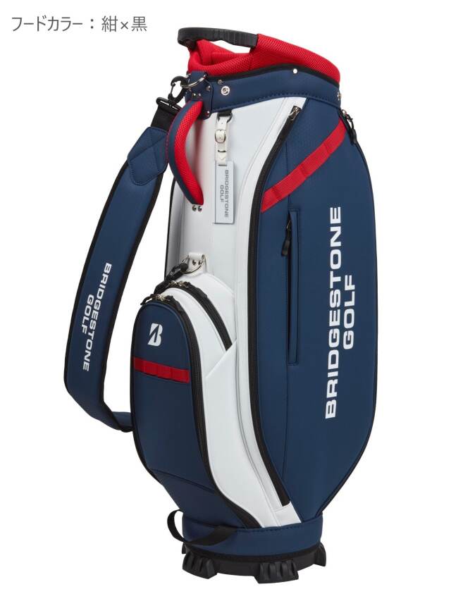 【送料無料】[BRIDGESTONE GOLF/ブリヂストンゴルフ] 軽量シンプルスポーティモデルキャディバッグ CB2524 キャディーバッグ キャディバッグ 軽量 ゴルフ