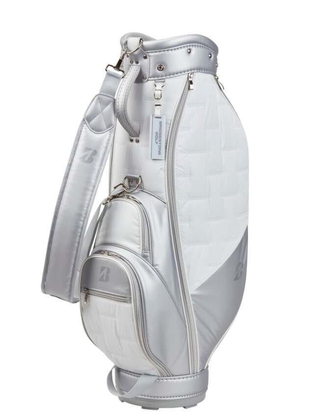 ブリヂストンTOUR B シルバーキャディバッグ BRIDGESTONE GOLF/ブリヂストンゴルフ] キャディバッグ 軽量 レディス