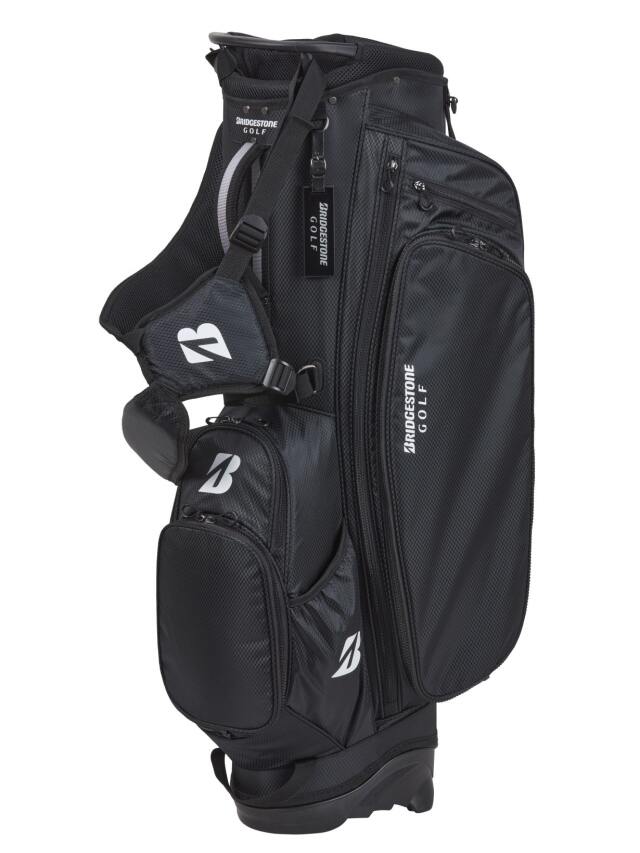 BRIDGESTONE GOLF キャディバッグ 黒 BRIDGESTONE GOLF CBG422 / ブリヂストン 軽量ベーシックモデル
