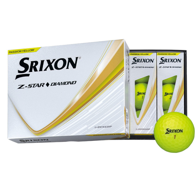 Srixon Z-STAR DIAMOND パッションイエロー 4ダース 新品 SRIXON/スリクソン] Z-STAR ♦︎ DIAMOND 1ダース(12個入り