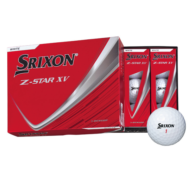 【送料無料(一部地域除く)】[SRIXON/スリクソン]  Z-STAR XV ホワイト 1ダース(12個入り) 【攻め】ゴルフボール