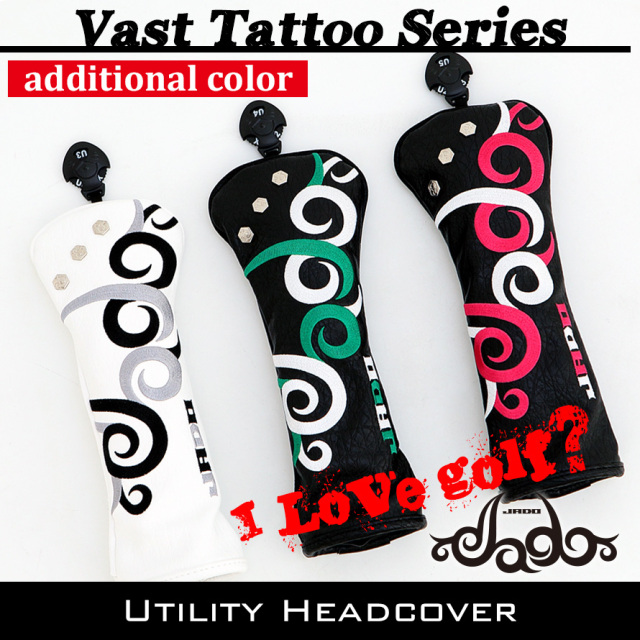 JADO Vast Tattooシリーズ【JGHC7871U-02】ヘッドカバー ユーティリティ用 追加カラー 選べる３カラー