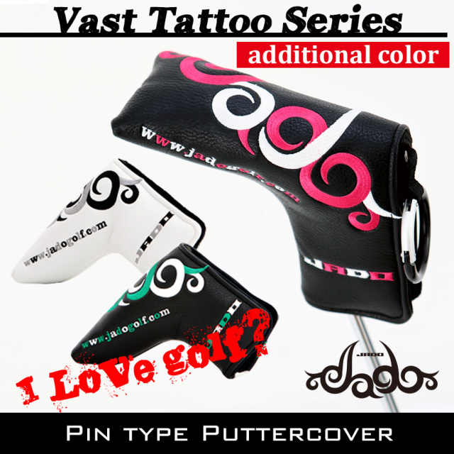 JADO Vast Tattooシリーズ【JGPC7871P-02】ヘッドカバー ピンタイプパター用 追加カラー 選べる３カラー