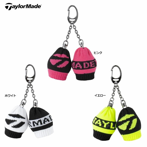 [TaylorMade/テーラーメイド] ボックスロゴ ニット ボールケース [ボール2個用] TJ159