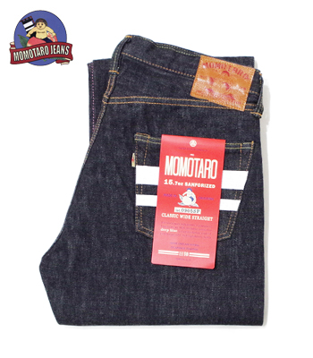 MOMOTARO JEANS　桃太郎ジーンズ　出陣モデル定番『15.7oz 特濃インディゴ出陣クラシックストレート』【アメカジ・デニム】0905SP