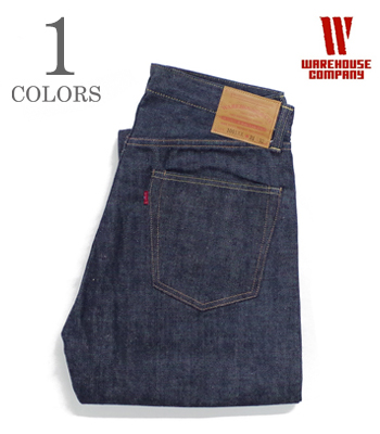 WAREHOUSE ウエアハウス 13.5oz|オリジナルストレート|ノンウォッシュ『Lot.1001XX ORIGINAL STRAIGHT』【アメカジ・ワーク】1001XX