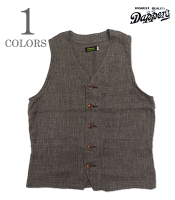 Classical Linen Work Vest