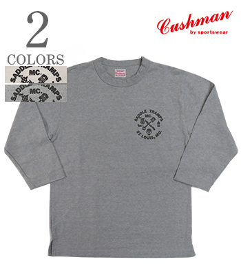 CUSHMAN FOOT BALL TEE SADDLE TRAMPS MC.