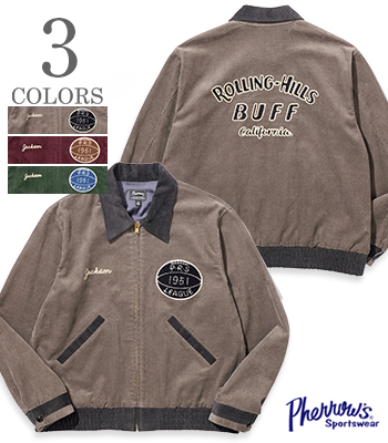 CORDUROY LETTERED JACKET