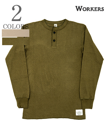 Thermal HENLEY Neck, HONEYCOMB THERMAL