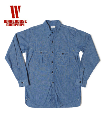 WAREHOUSE WESTERN YORK CHAMBRAY SHIRT