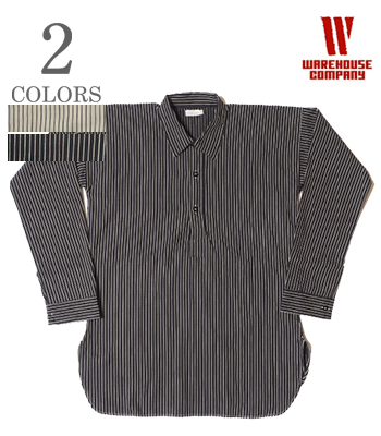 WAREHOUSE STRIPE PULLOVER SHIRTS