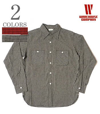 LONG SLEEVE CHECK WORK SHIRTS A柄