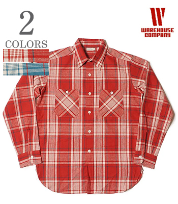 LONG SLEEVE CHECK WORK SHIRTS B柄