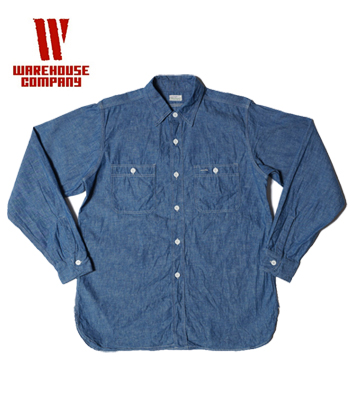 WAREHOUSE TRIPLE STITCH WORK SHIRT