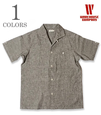 S/S OPEN COLLAR SHIRTS
