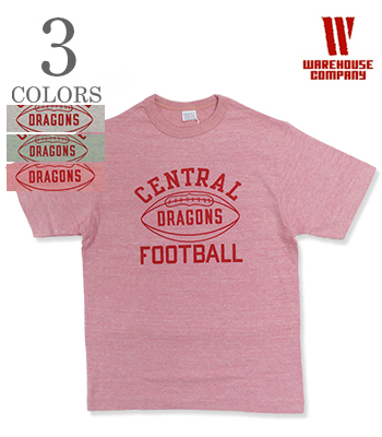 88/12 HEATHER CREW NECK TEE DRAGONS