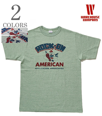 88/12 HEATHER CREW NECK TEE ROCK-ON