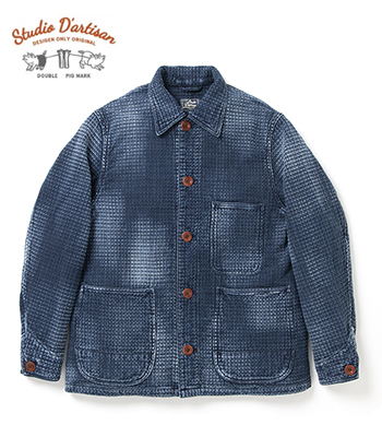 STUDIO D'ARTISAN INDIGO SASHIKO JACKET