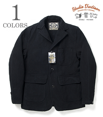 STUDIO D'ARTISAN 京黒紋付染刺し子 JACKET