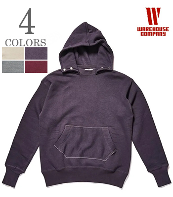 WAREHOUSE ウエアハウス 後付け|プルパーカー|PULL PARKA『SET IN ATTACHED HOOD』【アメカジ・カレッジ】469