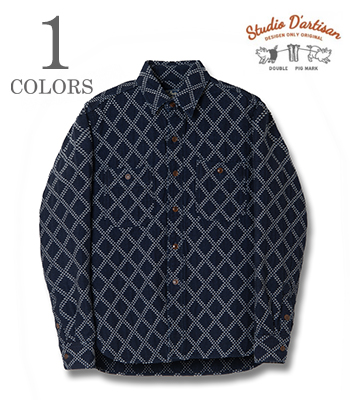 INDIGO SASHIKO SHIRT