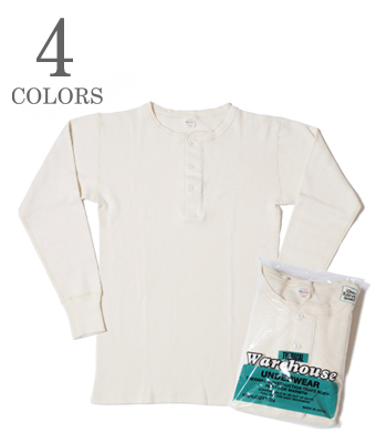 WAREHOUSE HENRYNECK WAFFLE TEE